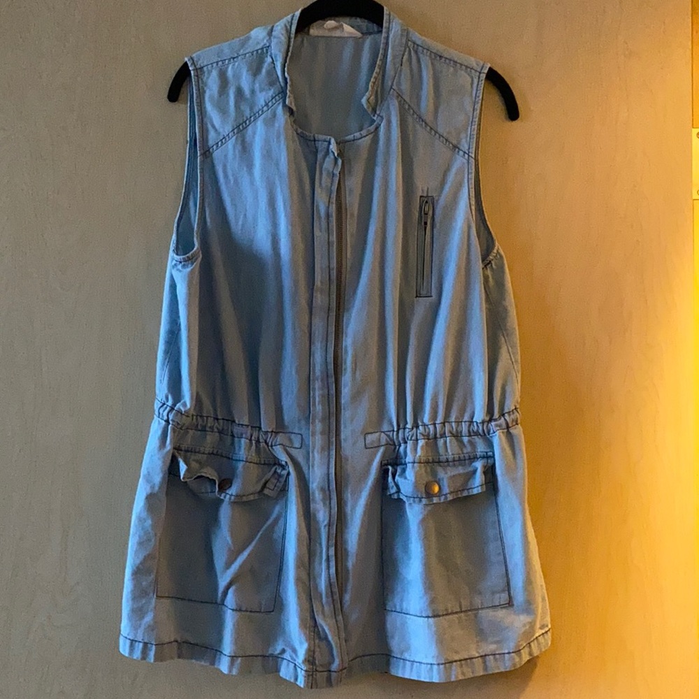 Dry Goods Jean Zip-Up Vest